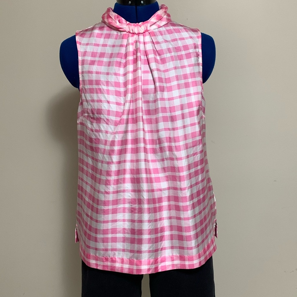 J. Crew Collection Knotted silk twill tank
